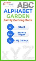 Adult Coloring Books: Alphabet โปสเตอร์