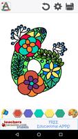 Adult Coloring Books: Alphabet imagem de tela 1