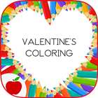 Adult Coloring: Valentines Day icône
