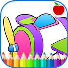 Airplanes & Jets Coloring Book أيقونة
