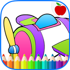 Airplanes & Jets Coloring Book ikona