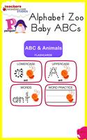 پوستر Animals Alphabet Flashcards