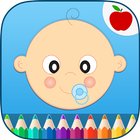 Eerste Coloring Book Baby's-icoon