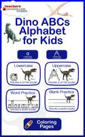 Dino ABC Alfabet-poster