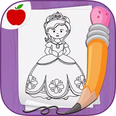 Easy Draw: Learn How to Draw a Princesses &amp; Queens