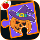 Szczęśliwego Halloween Puzzle aplikacja