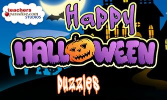 Poster Happy Halloween Shape Puzzle