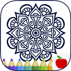 Adult Coloring Books: Mandalas أيقونة