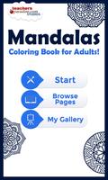 Adult Coloring Books: Mandalas पोस्टर