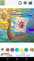 Stained Glass Coloring Book 스크린샷 1