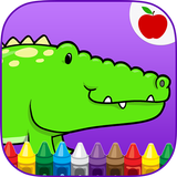 Reptiles Coloring Book أيقونة