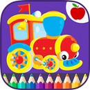 Trains & Locomotives Coloring  APK