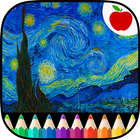 Vincent van Gogh Coloring Book أيقونة