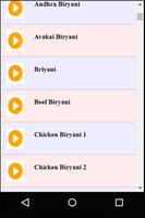 Telugu Hyderabad Biryani Recipes Videos تصوير الشاشة 1