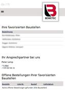 BEWETEC Portal screenshot 1