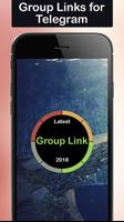 Group Link for Telegram الملصق