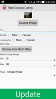 Teda Canada Dating Application screenshot 1