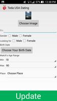 Teda Free American Dating App capture d'écran 1