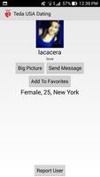 Teda Free American Dating App capture d'écran 2