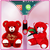 Teddy Bear Zipper Lock icon
