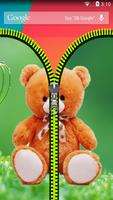 Teddy Bear Zipper Lock تصوير الشاشة 1