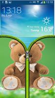 Teddy Bear Zipper Lock تصوير الشاشة 3