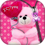 Teddy bear zipper lock