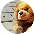 Teddy Bear Keyboard CuteThemes icône