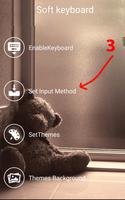 Teddy Bear Keyboard CuteThemes capture d'écran 2