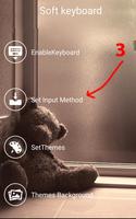 Teddy Bear Keyboard CuteThemes screenshot 2