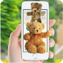 Teddy bear on phone, cute prank APK