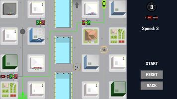 Traffic Control Puzzle - City  पोस्टर
