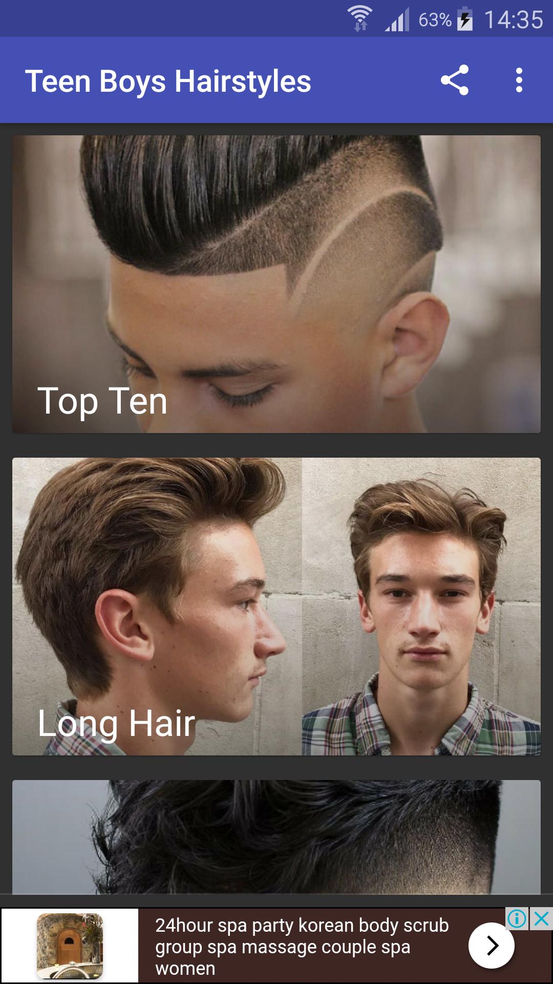 Teen Boys Hairstyles Fur Android Apk Herunterladen