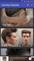 Teen Boys Hairstyles โปสเตอร์