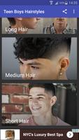 برنامه‌نما Teen Boys Hairstyles عکس از صفحه