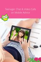 Teen Chat Video Calls Advice Poster