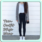 Teen Outfit Style Ideen Zeichen