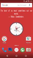 Fawkes Quote Clock LWP 截圖 1