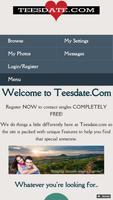 TEESDATE / Teesside Dating App poster