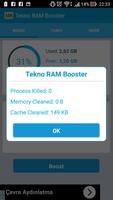 2 Schermata Tekno Ram Booster App
