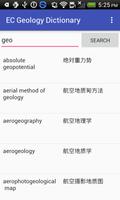 EC Geology Dictionary पोस्टर