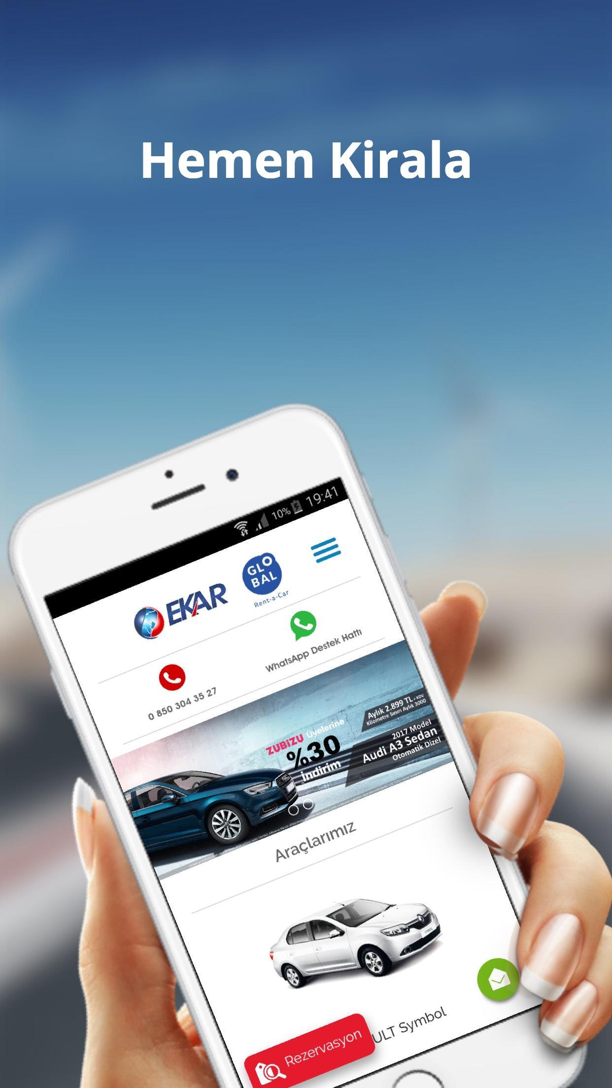 Ekar Global Rent a Car para Android - APK Baixar
