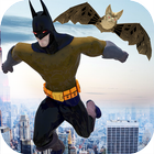 Multi Bat Superhero Transform: City Police Attack icône