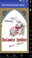 Teks Sholawat Habib Syech poster