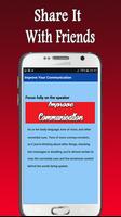 Improve your Communication تصوير الشاشة 2