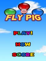 Fly Pig - Balloon Pop-poster