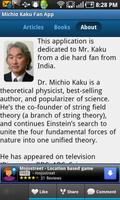 Michio Kaku Fan App capture d'écran 2