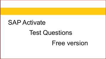 SAP Activate Free Quiz 海報