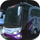 New Telolet Bus Driving 3D Zeichen