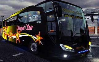 New Telolet Bus Driving 3D Affiche